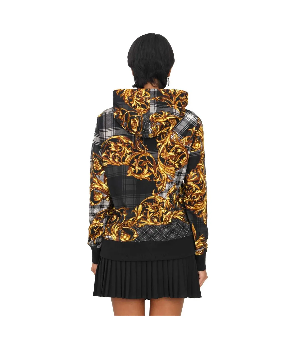 Versace Jeans Couture Donna Felpa Con Cappuccio