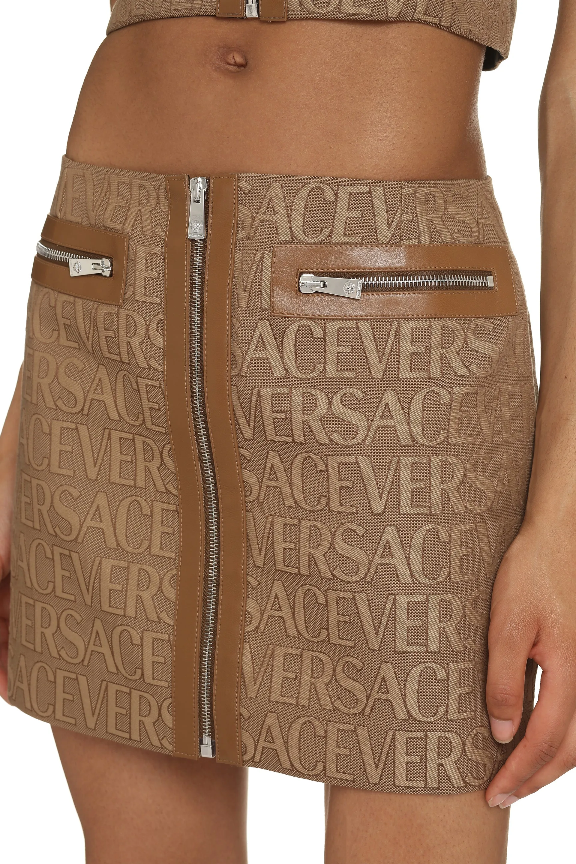 Versace Minigonna jacquard