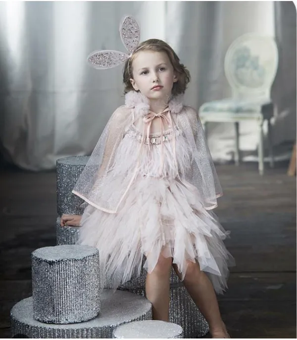 Vestitino baby piume