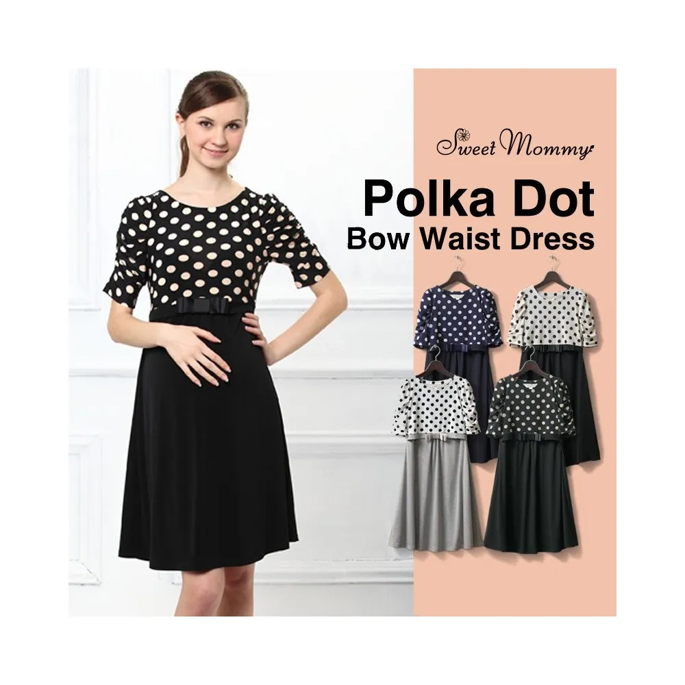 Vestito a Pois Premaman Allattamento