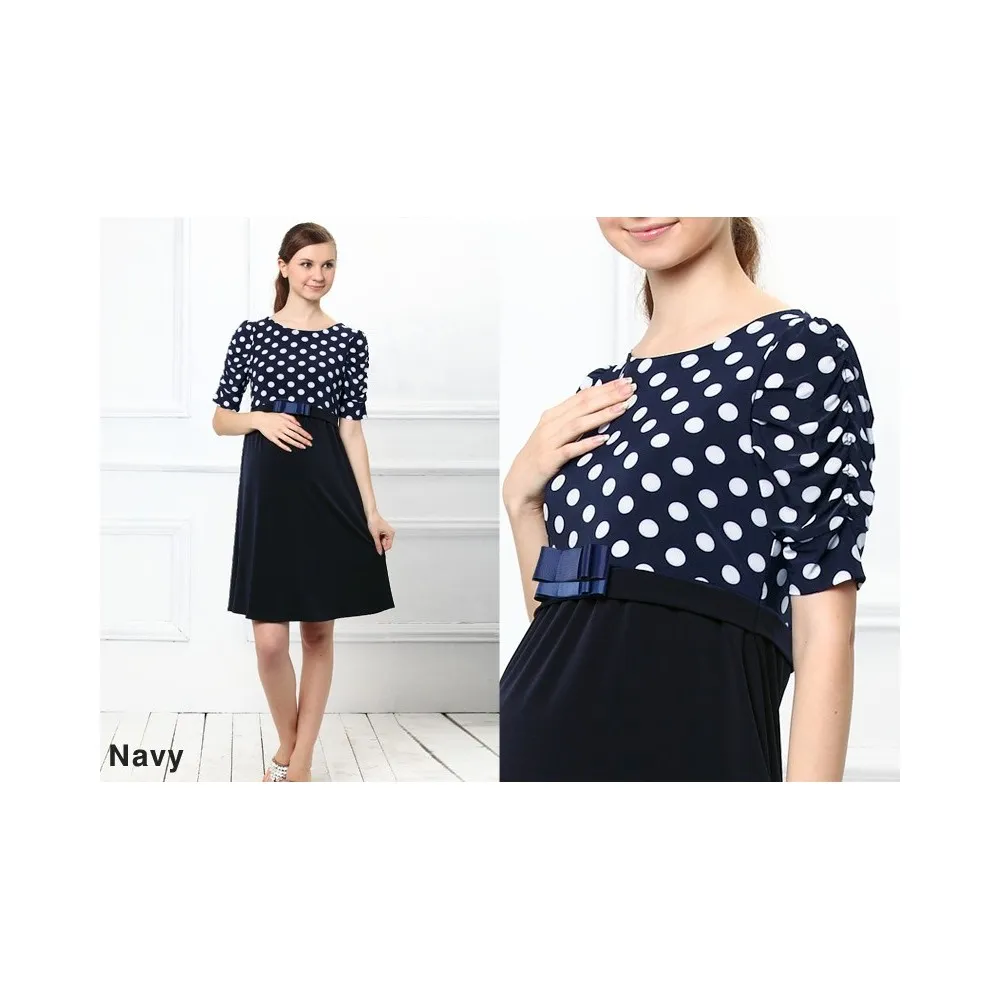 Vestito a Pois Premaman Allattamento