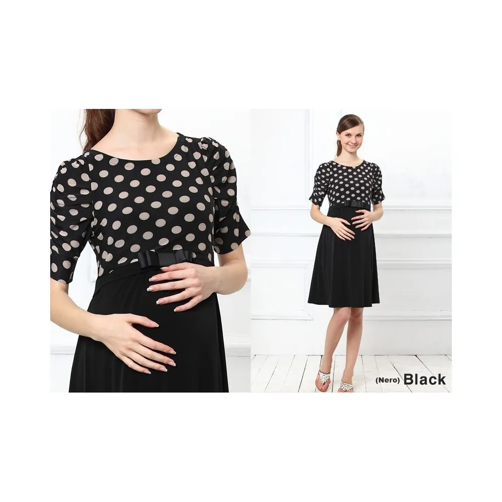 Vestito a Pois Premaman Allattamento