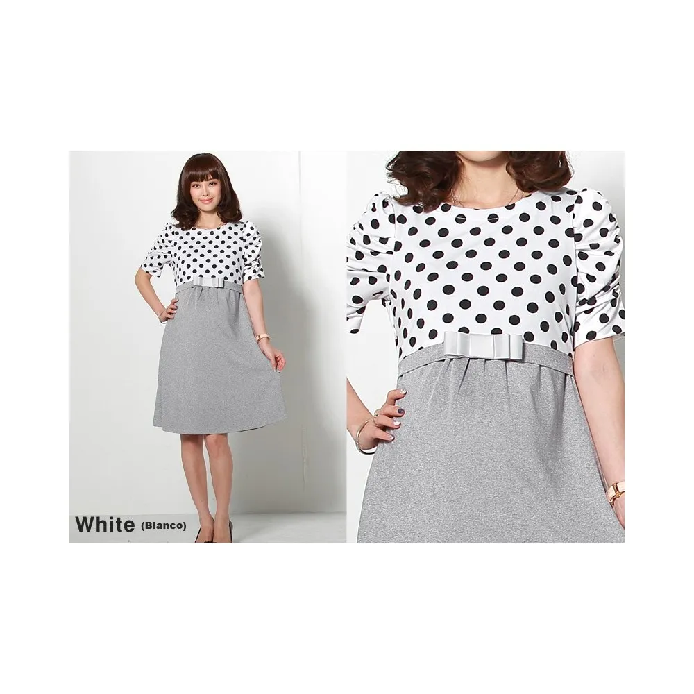 Vestito a Pois Premaman Allattamento