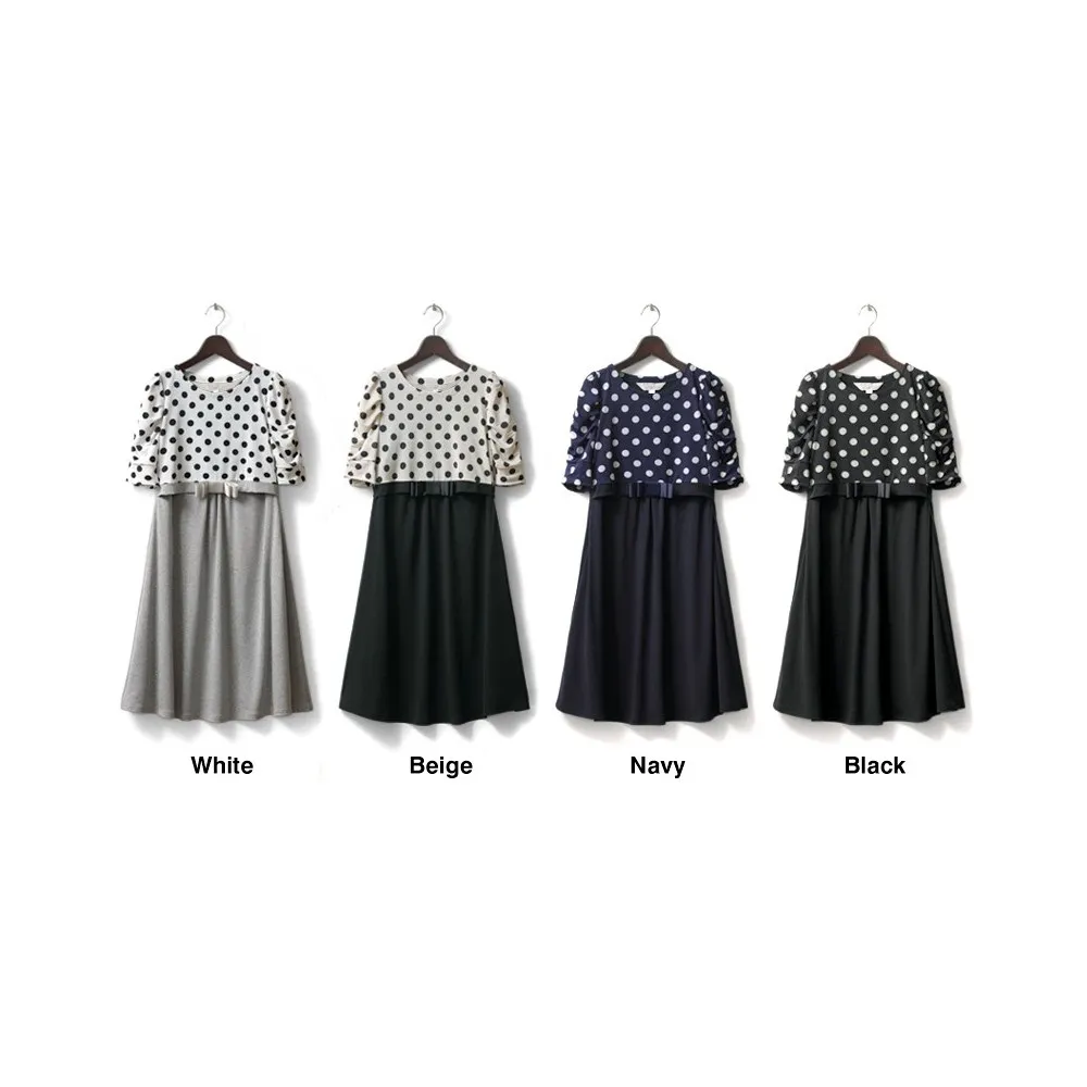 Vestito a Pois Premaman Allattamento