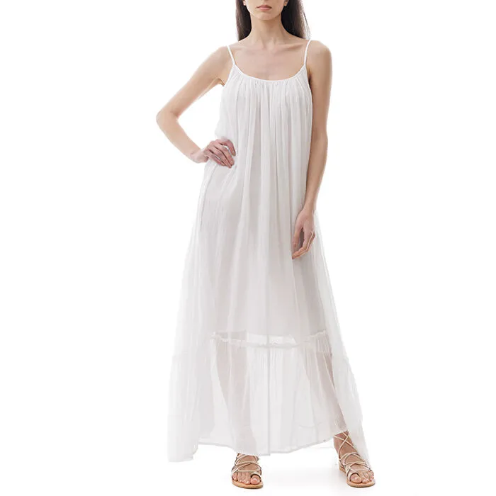 Vestito bianco in cotone