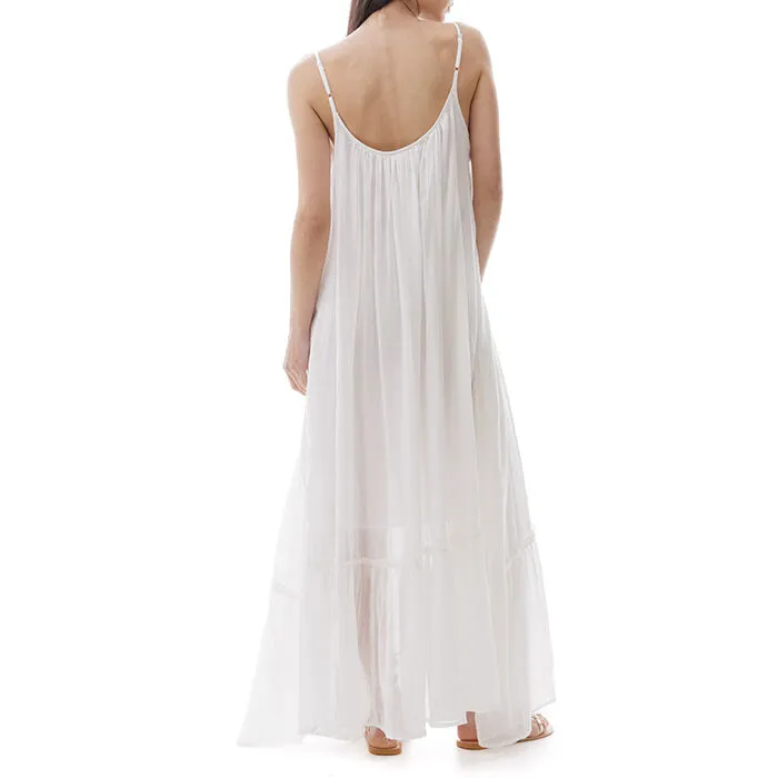 Vestito bianco in cotone