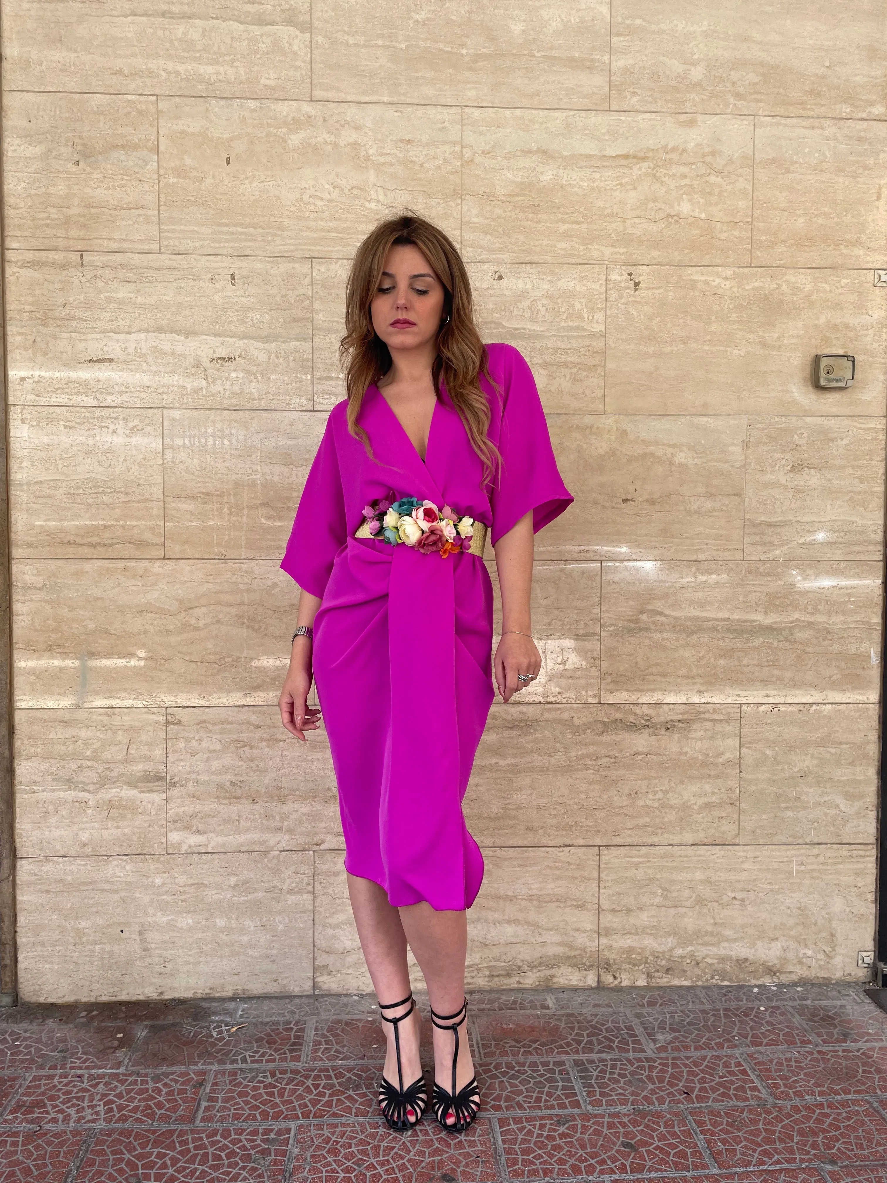 Vestito Lidia Ciclamino