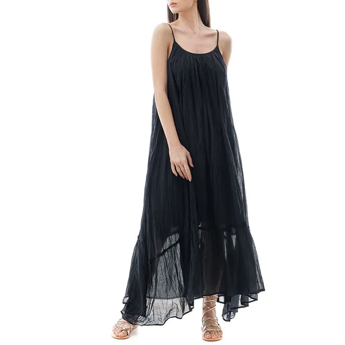 Vestito nero in cotone