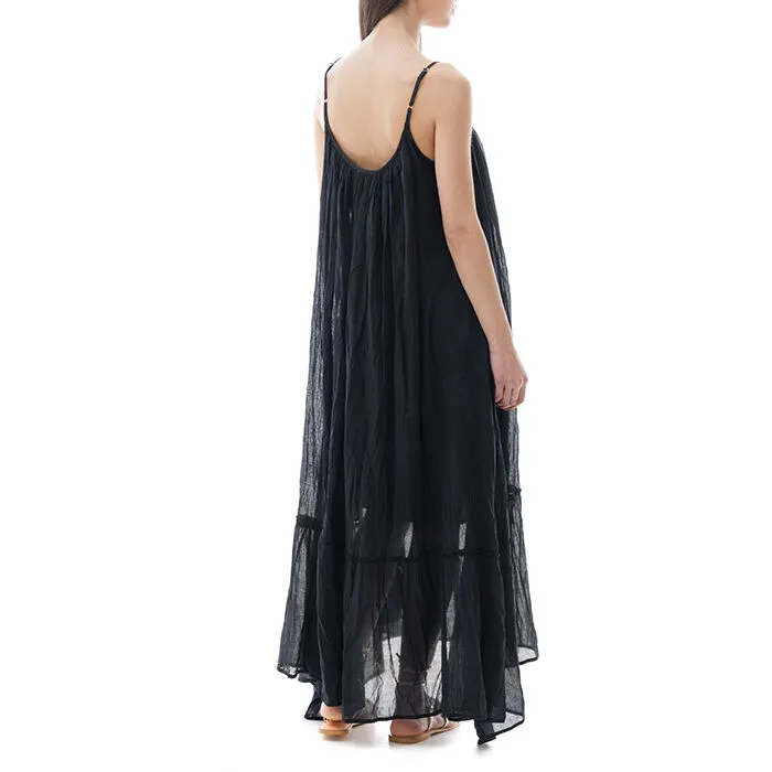 Vestito nero in cotone