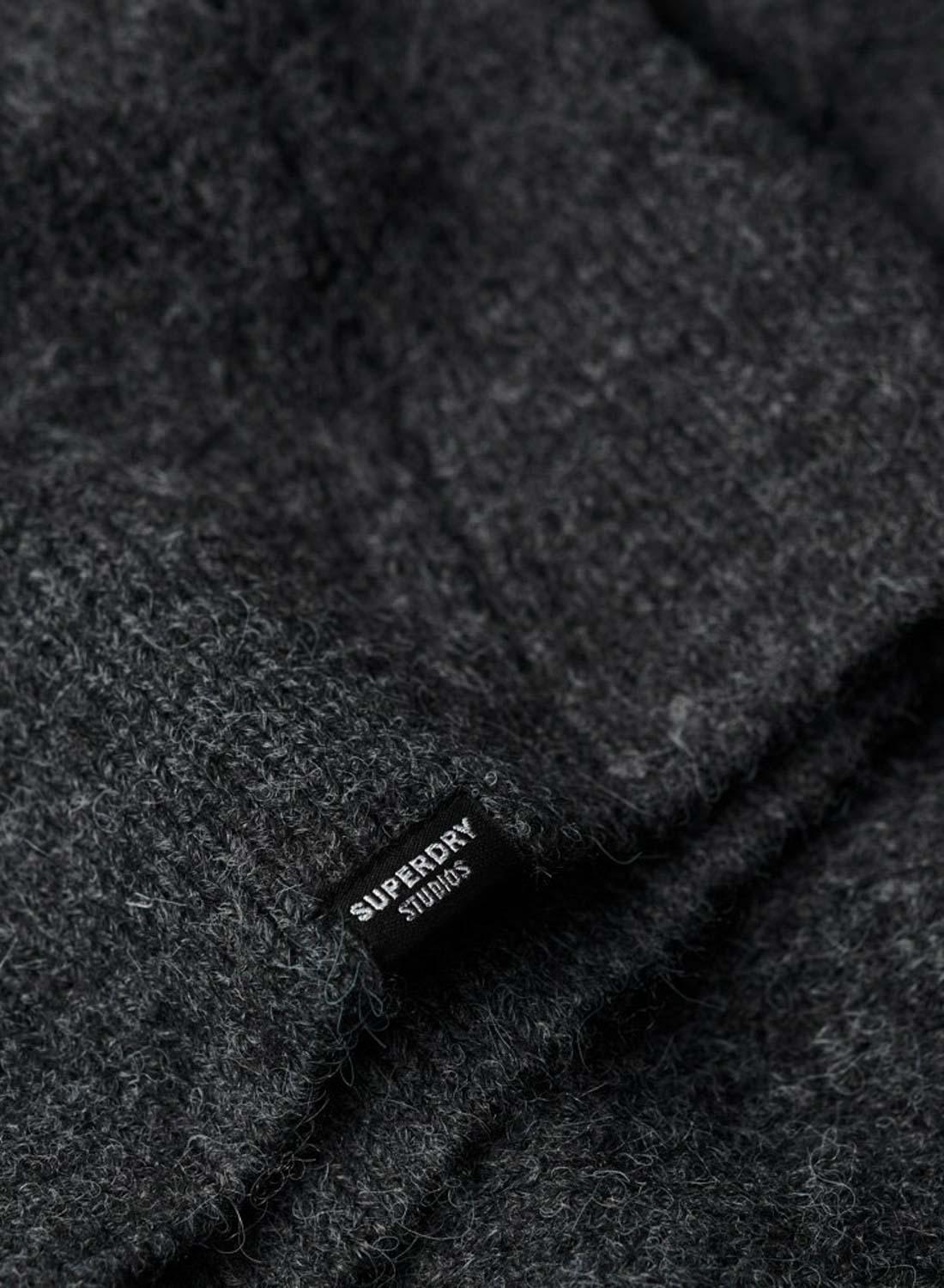 Vestito Superdry V Neck Knit Grigio per Donna