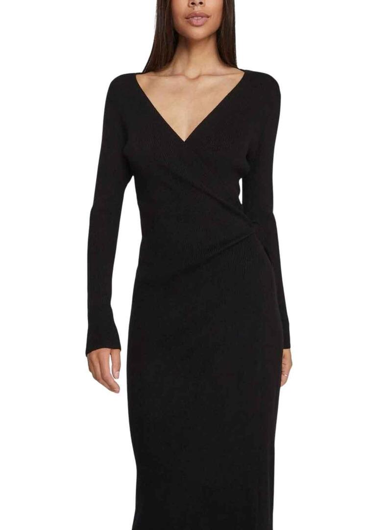 Vestito Vila Vicomfy Nero per Donna