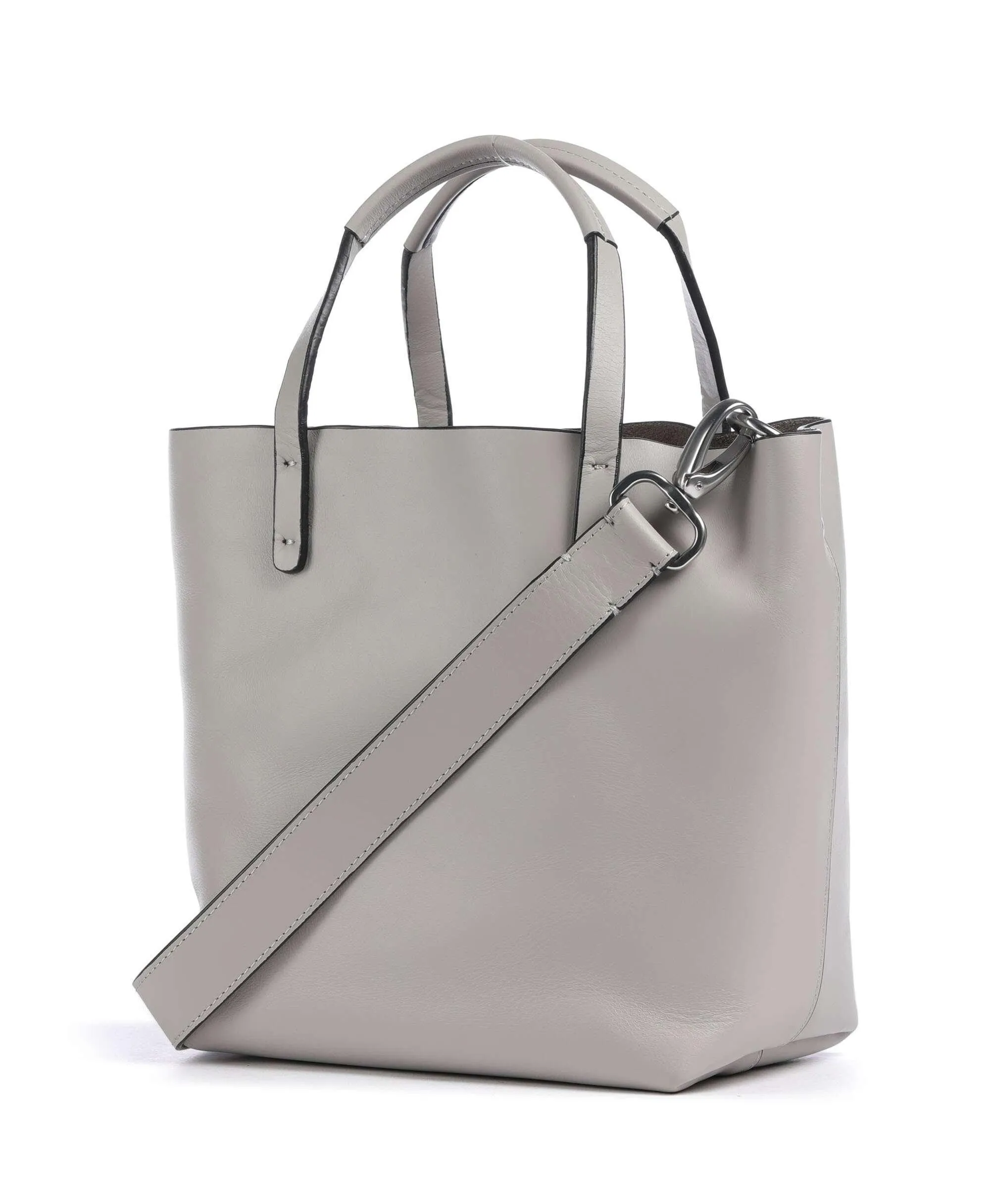 Vivienne Westwood Studio Small Borsa a tracolla pelle bovina grigio chiaro  