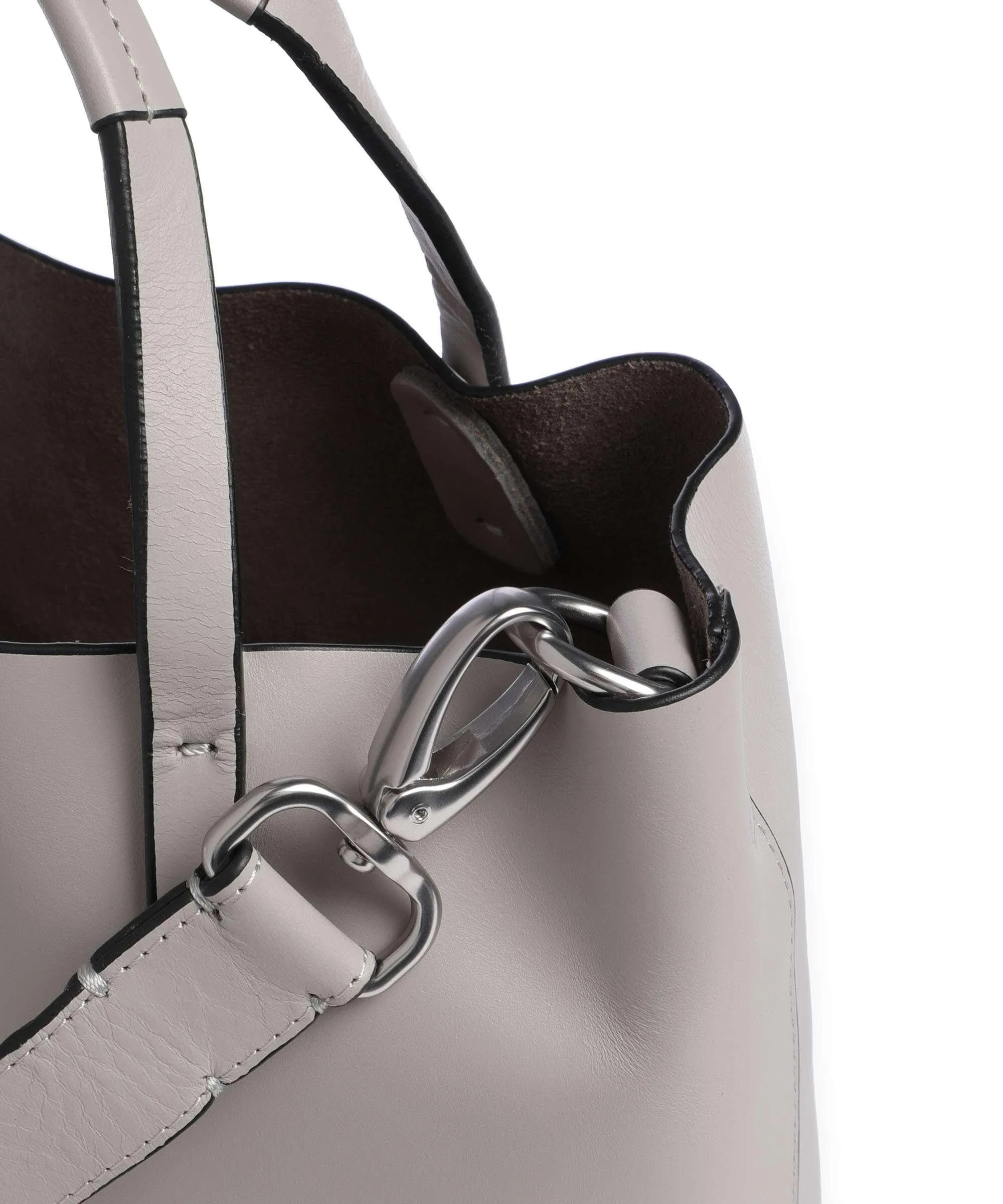  Vivienne Westwood Studio Small Borsa a tracolla pelle bovina grigio chiaro  
