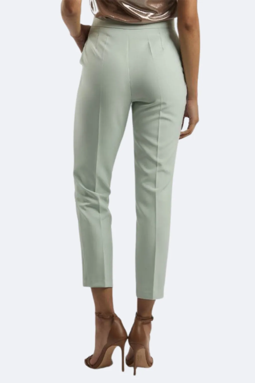 YES-ZEE PANTALONE DONNA DRITTO VERDE ACQUA P389