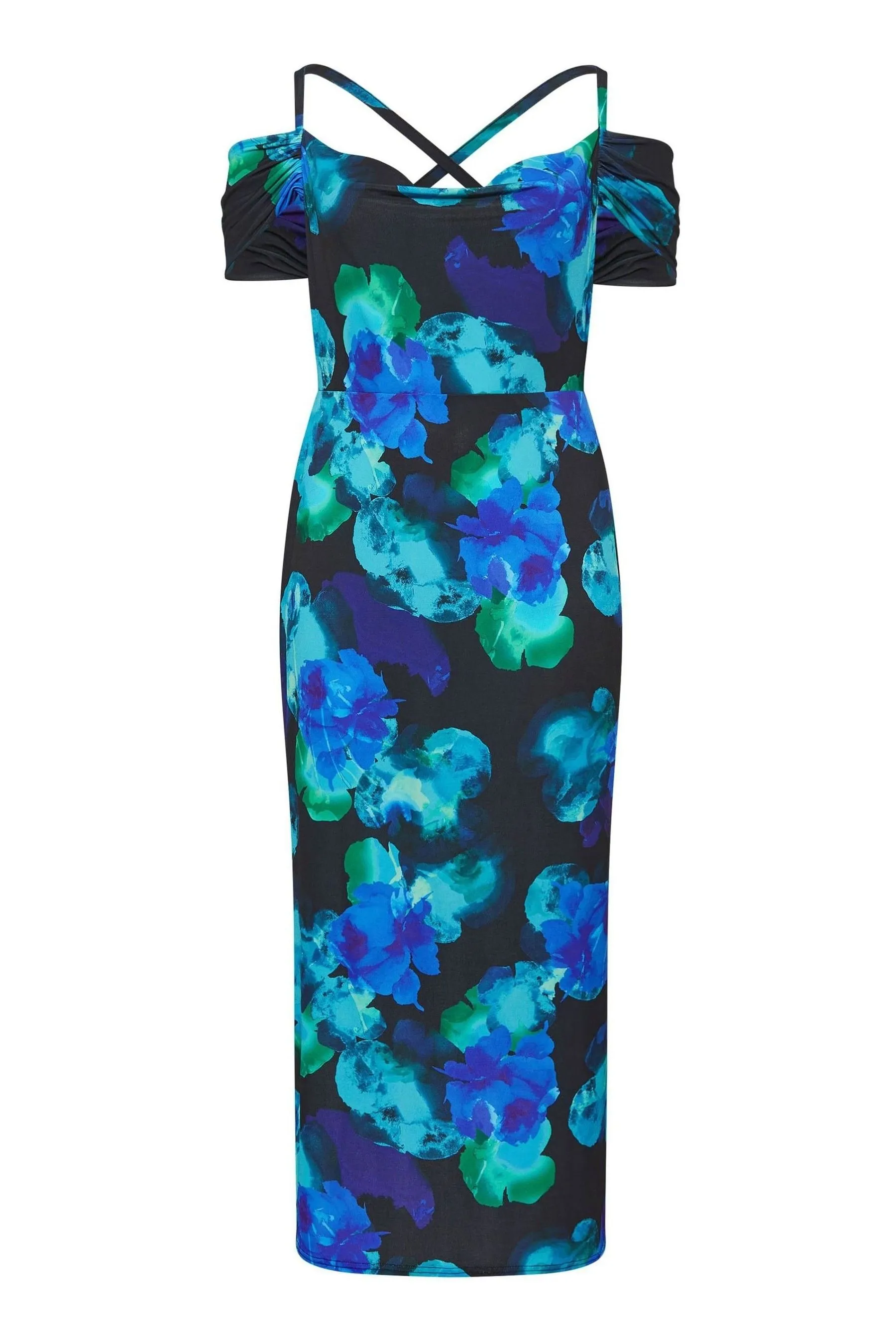 Yours Curve London - Abito con spalle scoperte