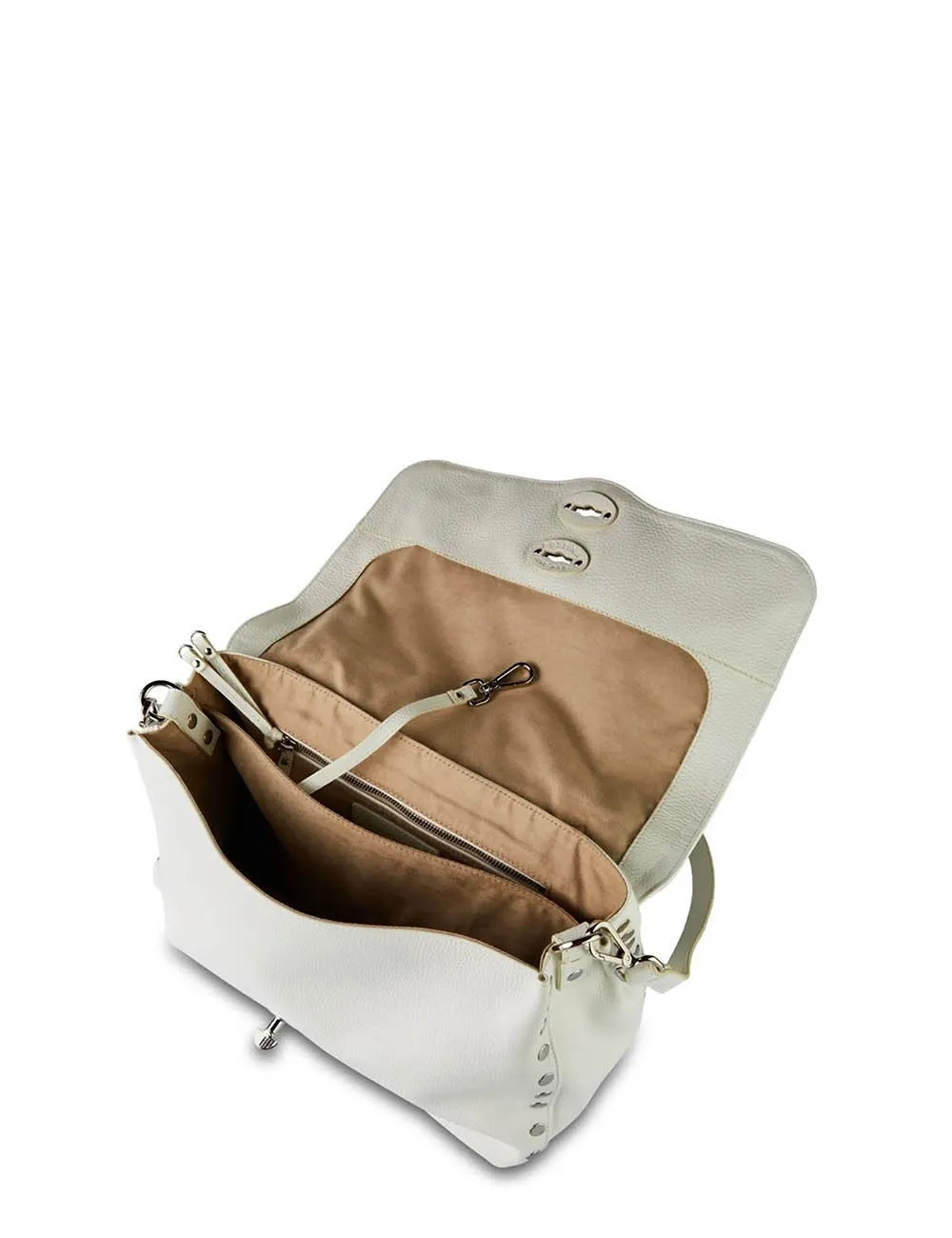 Zanellato     Borsa a Tracolla Postina Daily S White Onice
