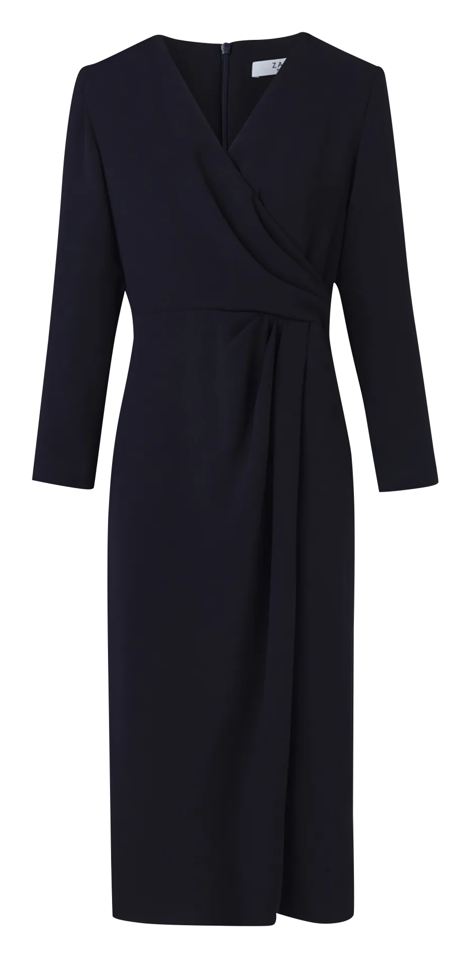  ZAPA   RANGIO - Abito lungo drappeggiato | Blu